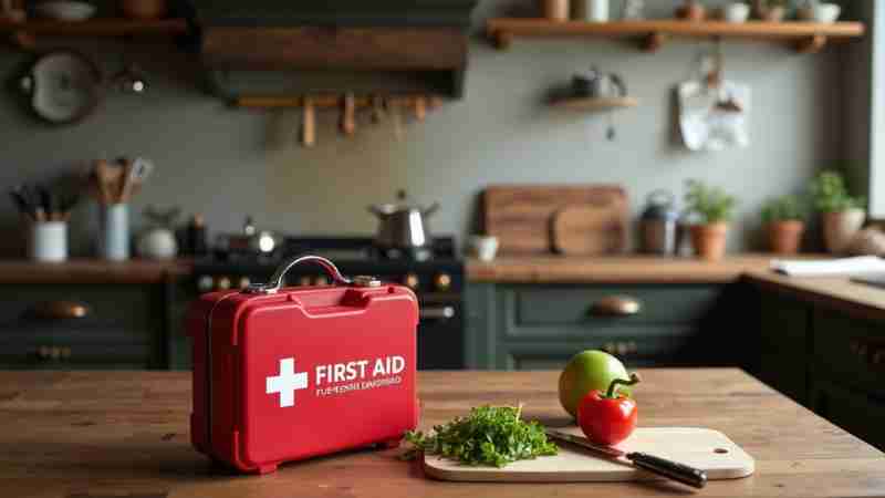 5 Essential First Aid Tips for Your Dutch Kitchen, Concept art for illustrative purpose, tags: het nederlandse - Monok